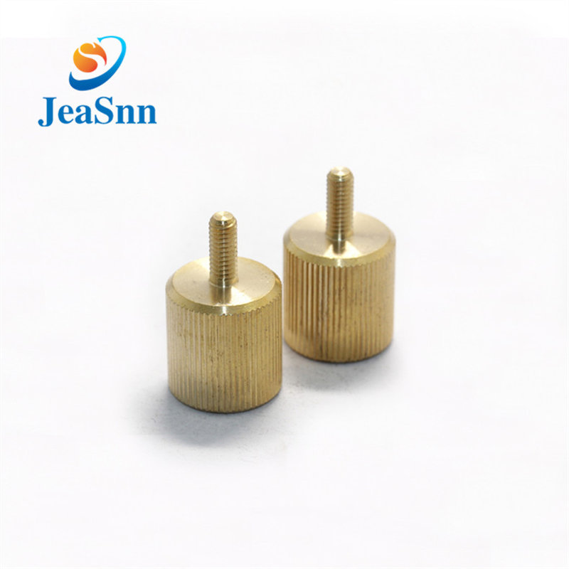 Fastener Manufacturer Brass Thumb Screw Mould-in Straight Knurling Brass Screws for sale