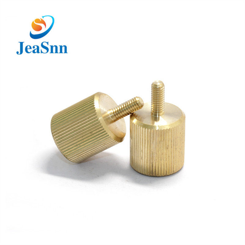 Fastener Manufacturer Brass Thumb Screw Mould-in Straight Knurling Brass Screws