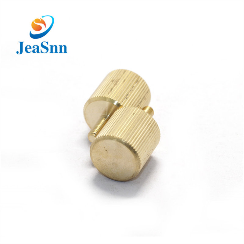 Fastener Manufacturer Brass Thumb Screw Mould-in Straight Knurling Brass Screws for sale