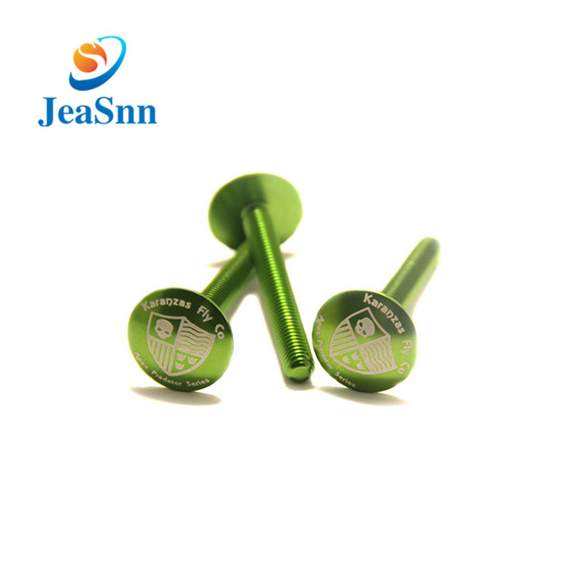 Colorful Anodized Screw Aluminum Anodized Green Bolt