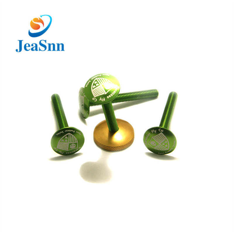 Colorful Anodized Screw Aluminum Anodized Green Bolt for sale