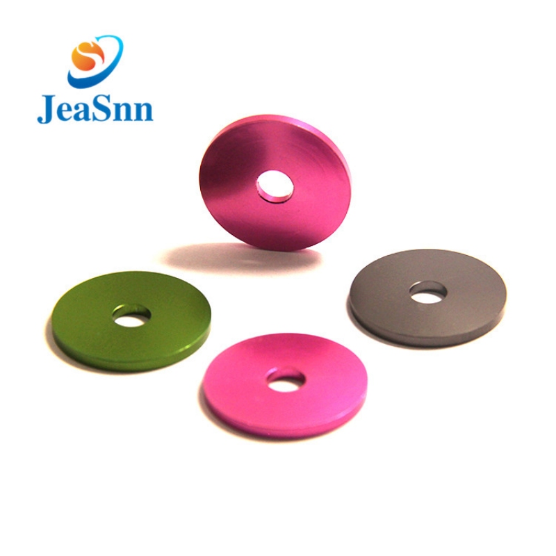 Custom Colored Metal Flat Washers Anodized Aluminum Washers for sale