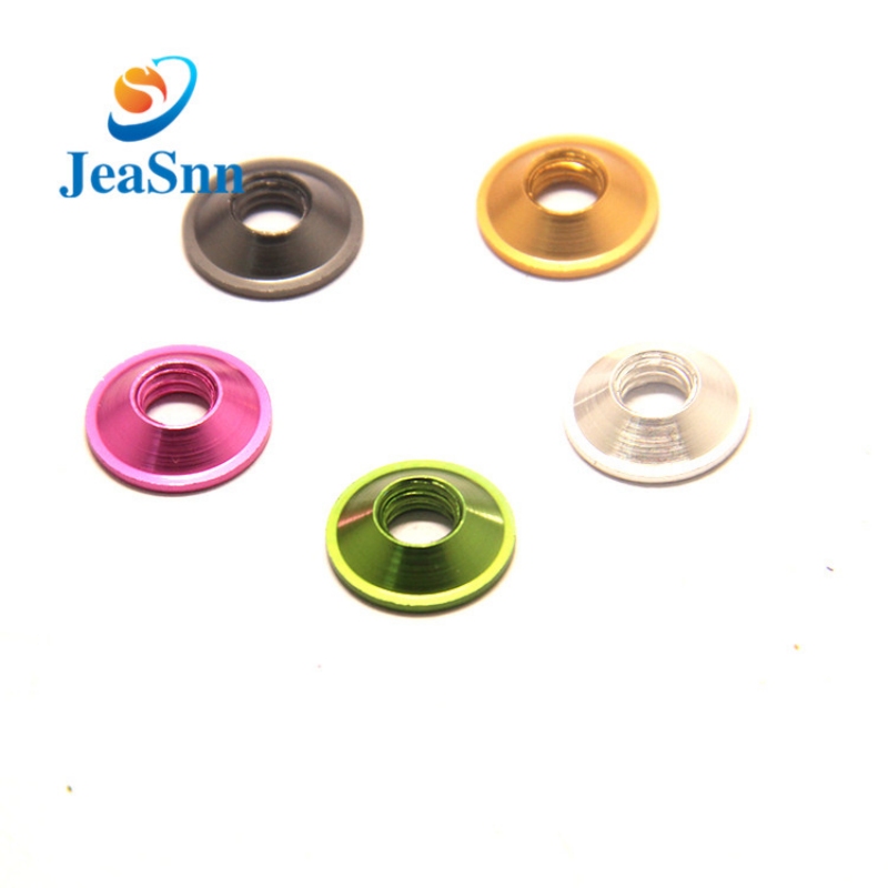 Custom Colored Metal Flat Washers Anodized Aluminum Washers for sale