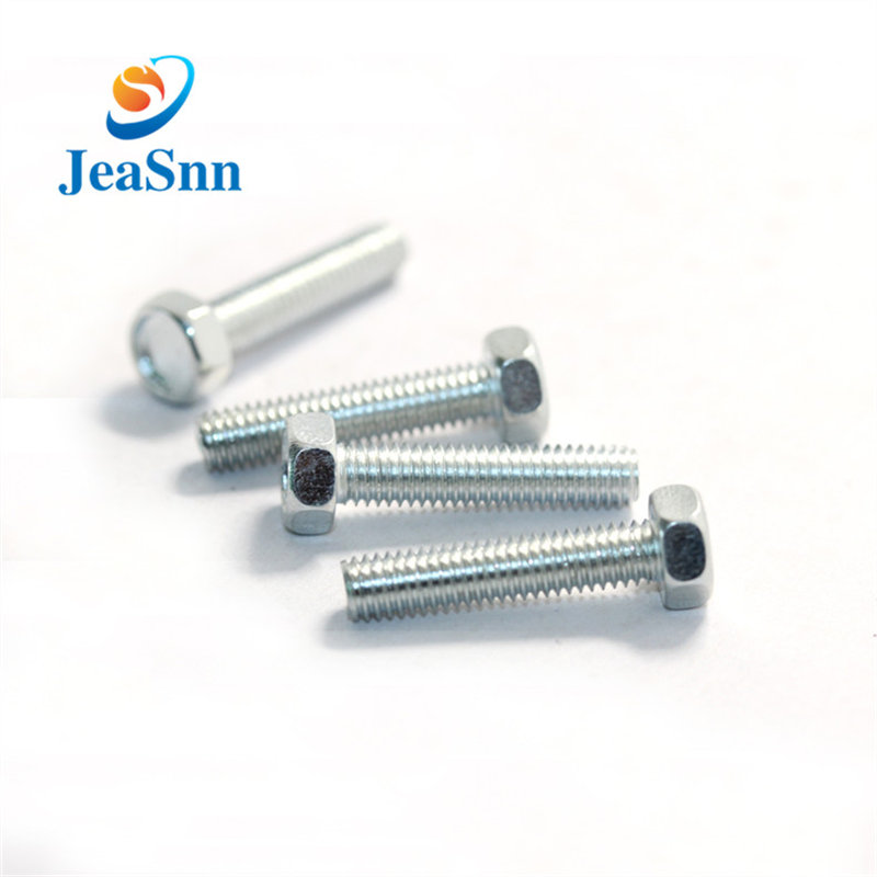 Hex Head Bolt Screw Machine Screws with Zinc Plated for sale