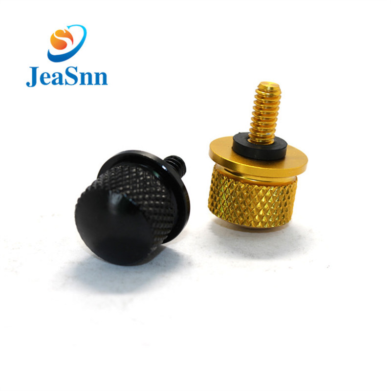 Customized Aluminium Screw M3 Knurled Head Thumb Screw for sale