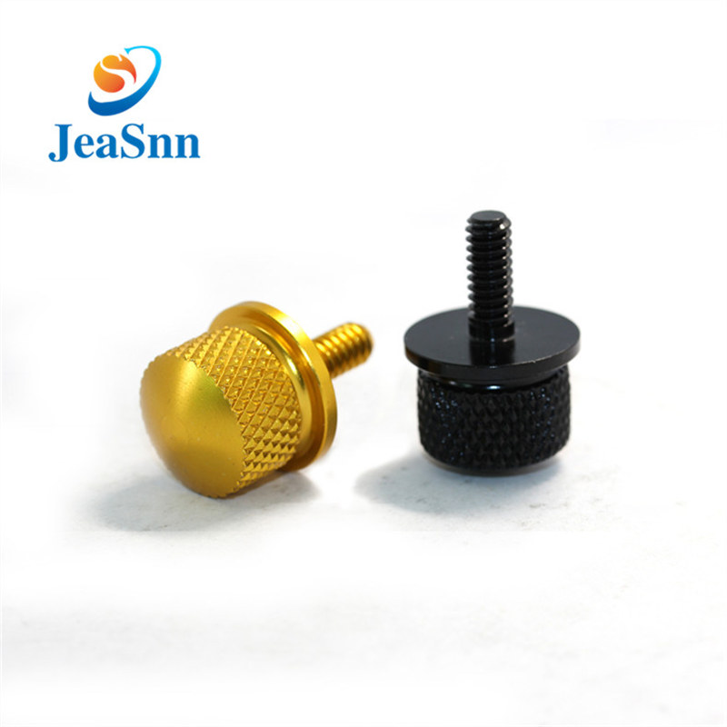 Customized Aluminium Screw M3 Knurled Head Thumb Screw for sale