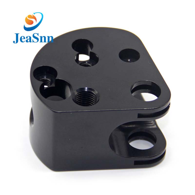 Custom CNC Parts Aluminum Rock Pulley Black Anodized machined parts for sale