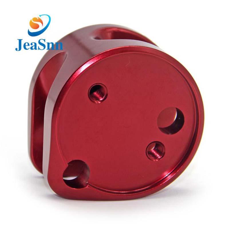 Custom CNC Parts Aluminum Rock Pulley Black Anodized machined parts for sale