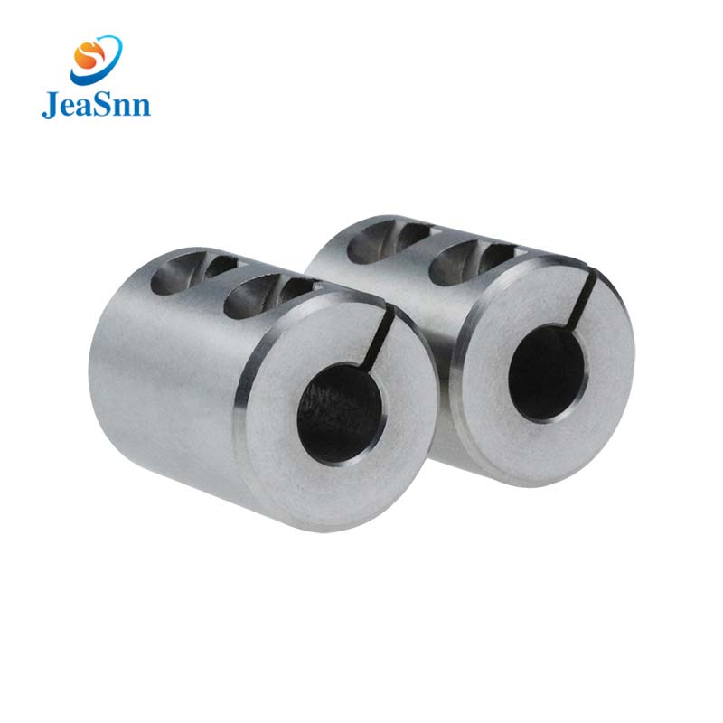 CNC turning aluminum motor flexible coupling stainless steel 3d printer coupler flexible coupling shaft for sale