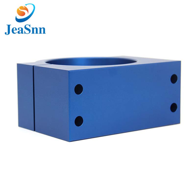Custom machining aluminum spindle bracket 65mm 80mm cnc router spindle mount for sale