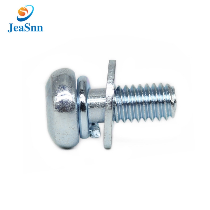 Environmental Blue Zinc Plating Csutom Pan Head Screw Bolt for sale