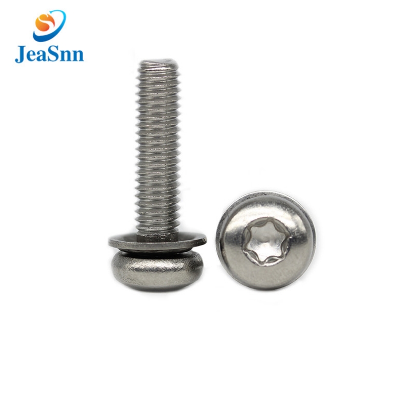Electrical Stainless Steel Round Head Torx Screw with Washers for sale