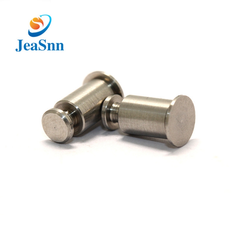 Nickel Plating Solid Steel Rivet Flat Head Solid Rivets Supplier for sale