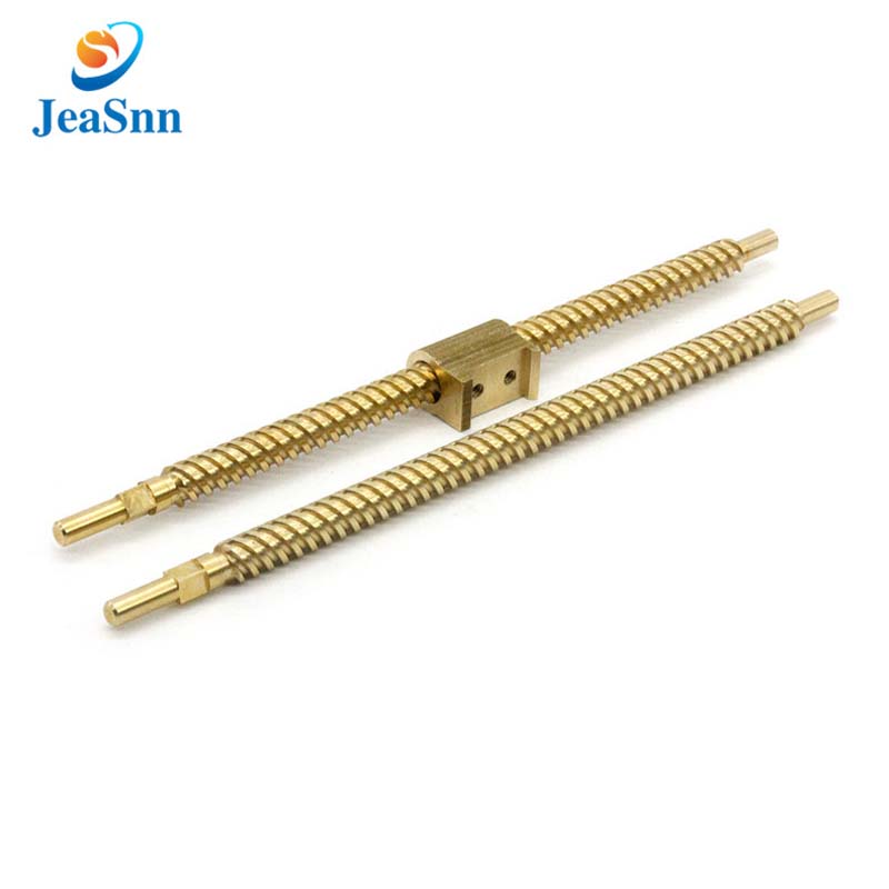 T5 T8 T10 trapezoidal rod brass ball lead screw shafts for sale