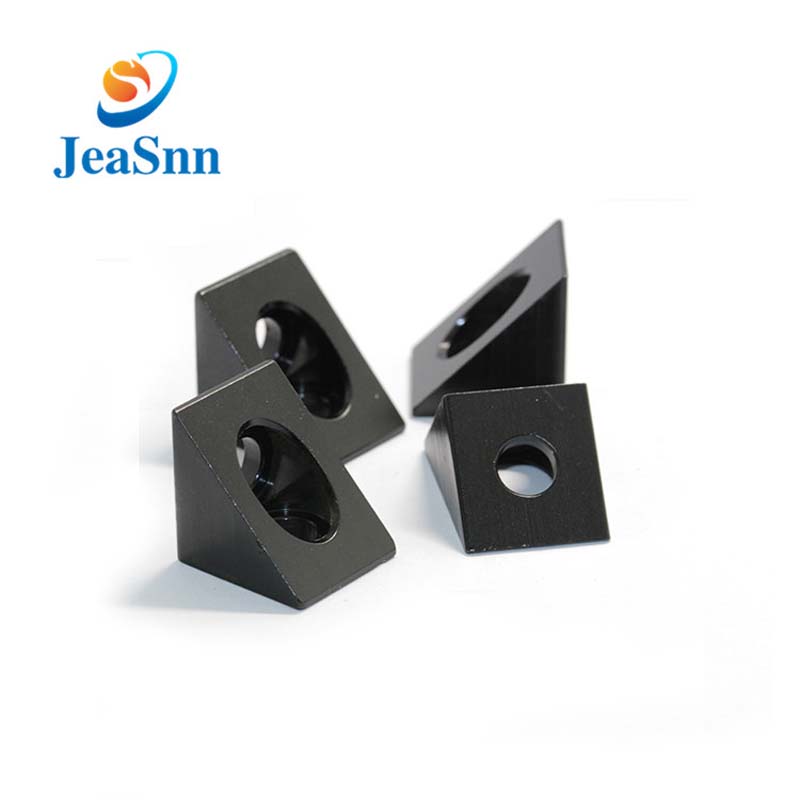 OEM CNC Milling Machining Parts Angle Aluminum Corner Connector for V-slot 3D Printer for sale