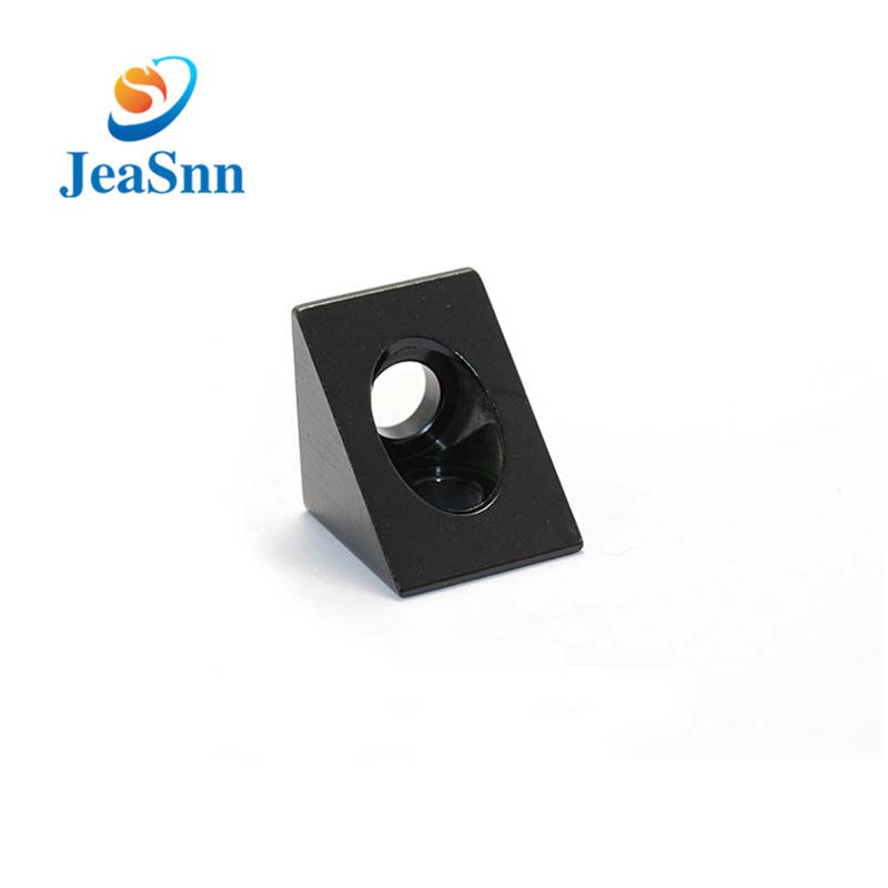 OEM CNC Milling Machining Parts Angle Aluminum Corner Connector for V-slot 3D Printer for sale