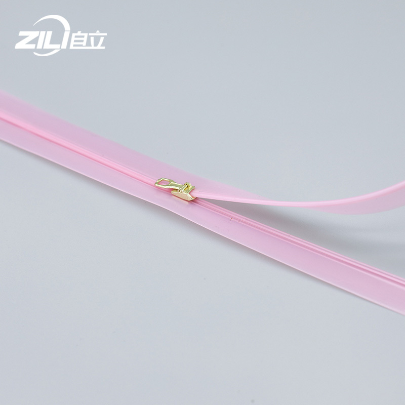 PE PP PVC Plastic Horizontal Zipper For Large Bag