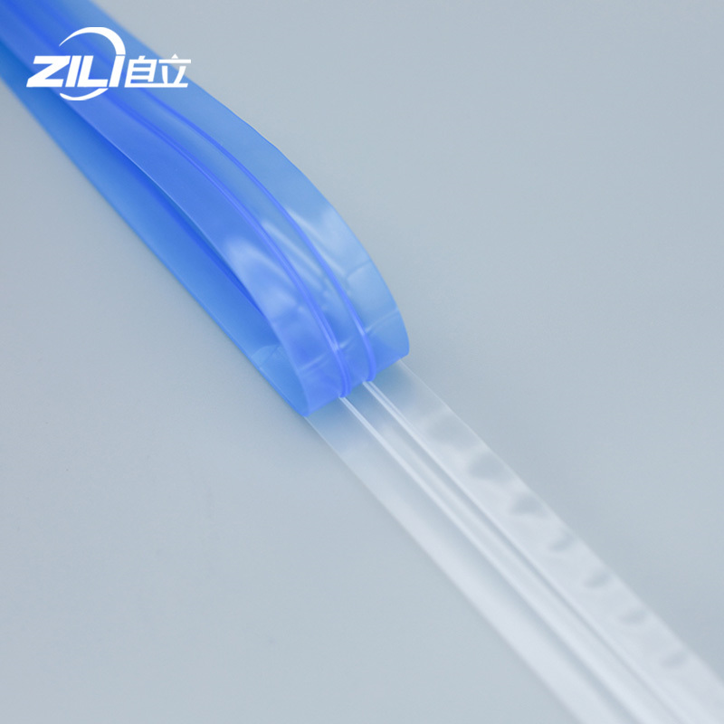 Biodegradable Customized Plastic Vacuum Flange Zipper With Two Teeth For Food Packing