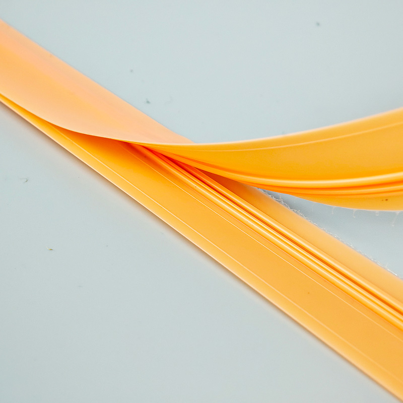 PE colorful customized plastic double teeth vacuum zipper for fruit bags