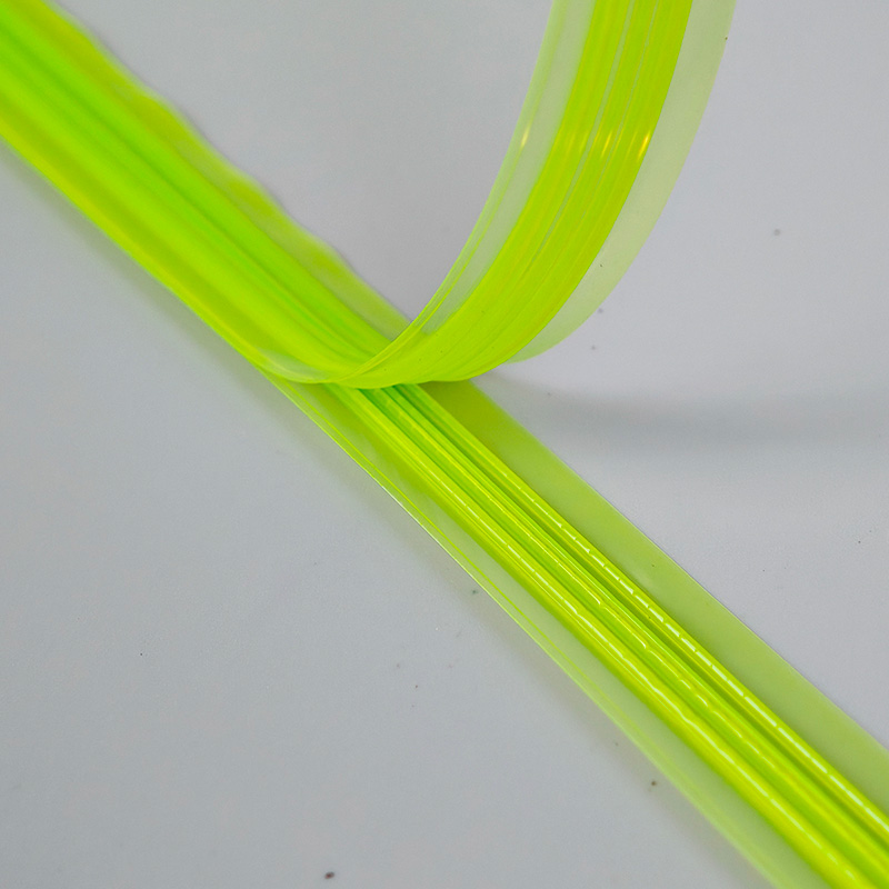 2025 NEW green three line bone PE plastic zipper for pet food bags