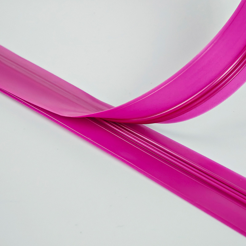 PE barevný plastový dvojitý zubový vakuový zip na míru pro ovocné sáčky