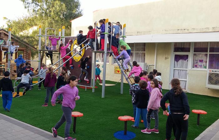 Children Outdoor Playground Gym Equipment In Israel School