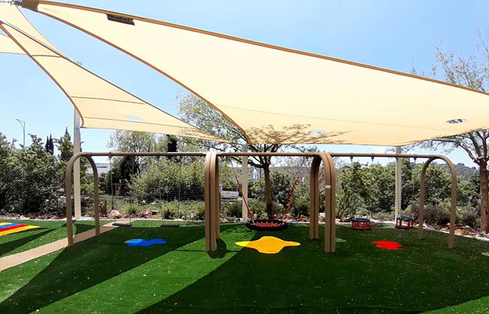 Egypt Children Outdoor Playground Swing With Nest Seat