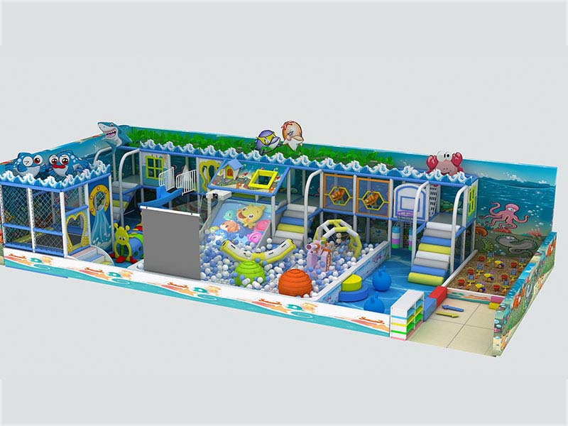 Toddler customized design indoor gym set exercise play house factory