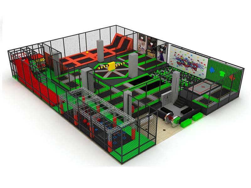 Детские игровые площадки, батутное оборудование