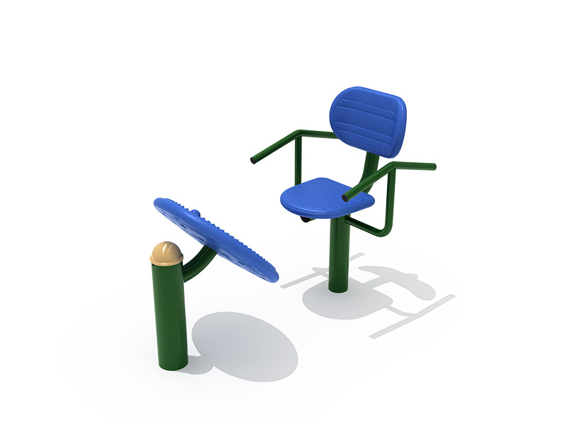 Тренажеры спортзала спортивного комплекта оцинкованной стали для уличного парка