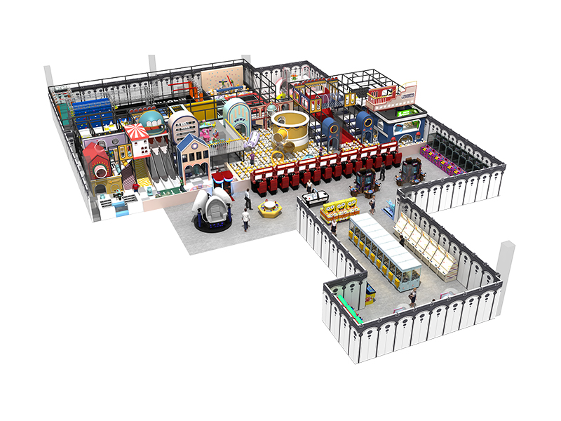 1000㎡ Children Indoor Activity Center With Video Games