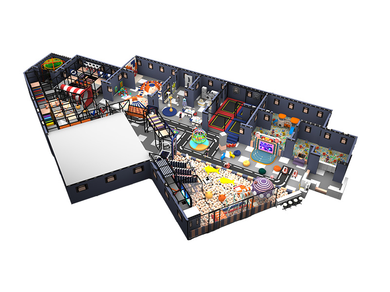 TUV Стандартный коммерческий дизайн Детская крытая игровая площадка