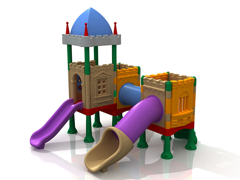 Индивидуальные детские садовые пластиковые аттракционы с горкой