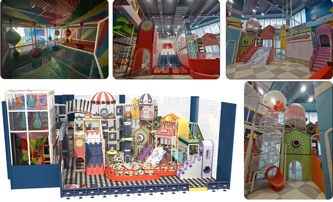 案例10 Детский крытый тематический игровой центр с батутом в Австрии