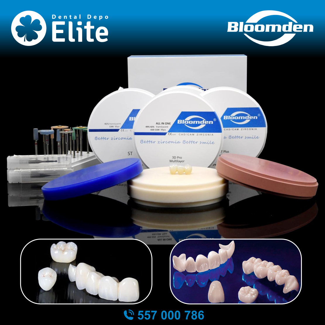 bloomden dental material from Georgia client