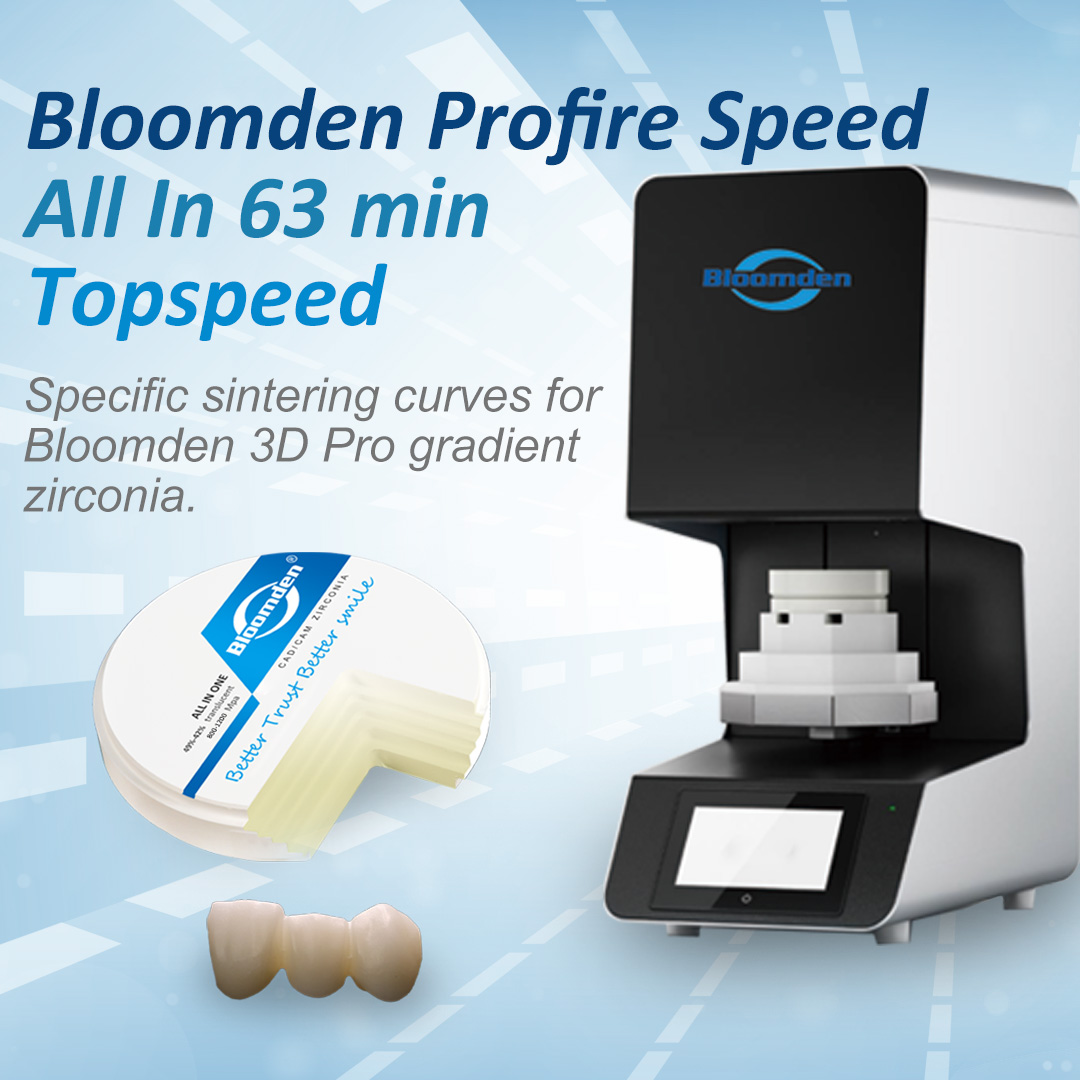 Bloomden Profire speed furnace for sintering denture