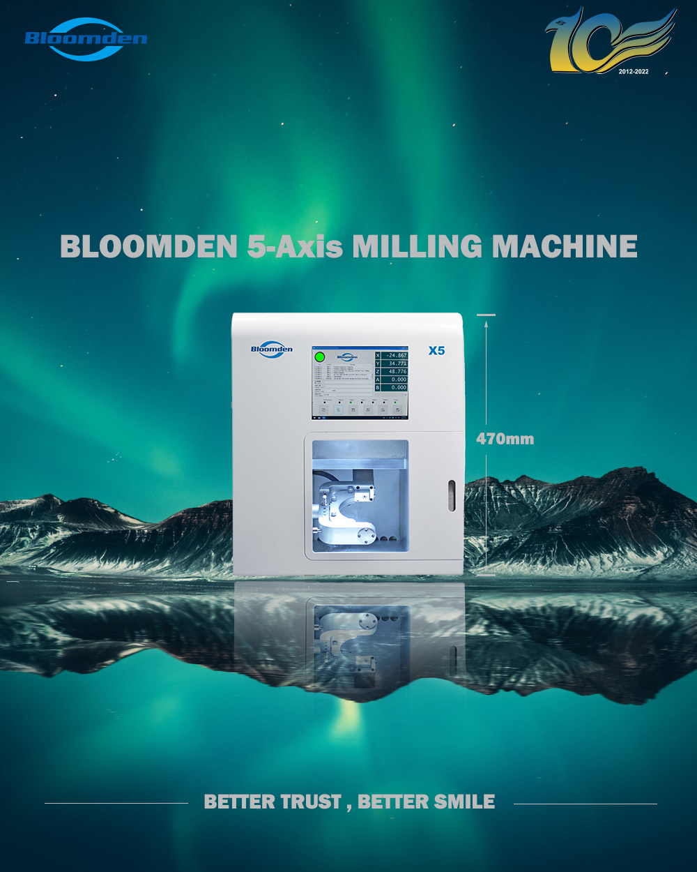 Bloomden 5-axis milling machine