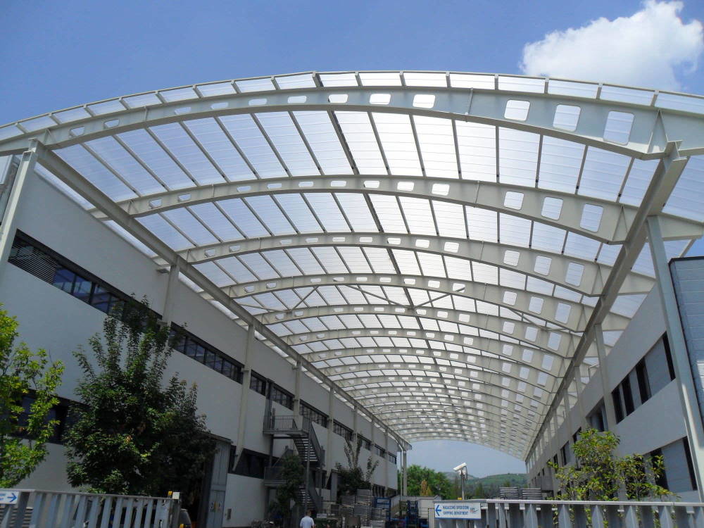 Shopping mall facade