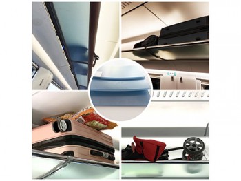 High speed rail luggage rack