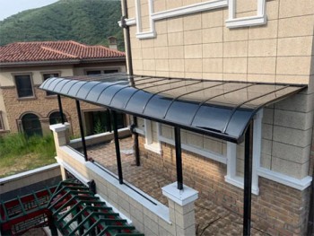 New style solid polycarbonate sheet awning