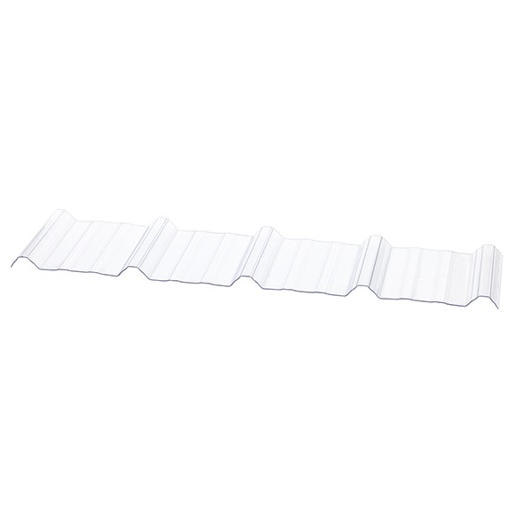 Prozorna plastična polikarbonatna / PC valovita prozorna strešna plošča za lopo / rastlinjak