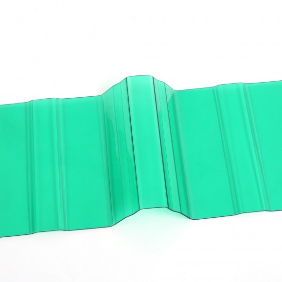 Kitajska tovarniška veleprodajna prozorna plastična polikarbonatna valovita plošča za gradnjo strešnih kritin, kmetijskih rastlinjakov, markiz