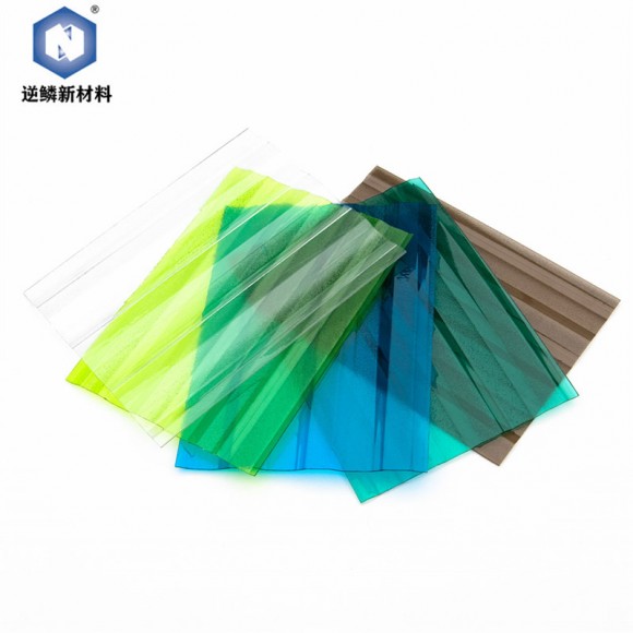 Nilin new design 1.2mm 1.5mm thick embossed polycarbonate sheet for skylight shelter