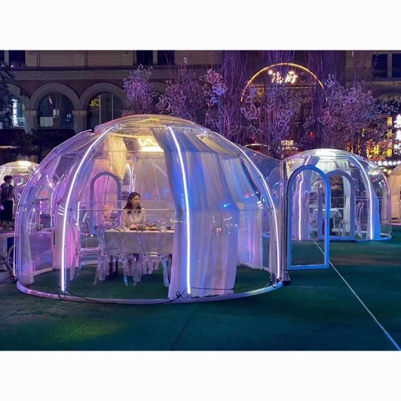 Wholesale cheap price clear transparent skylight dome round shape polycarbonate sheet star bubble room