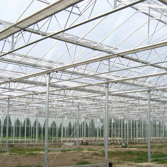 Customized venlo type agricultural multi-span greenhouse commercial glass panels polycarbonate sheet greenhouse
