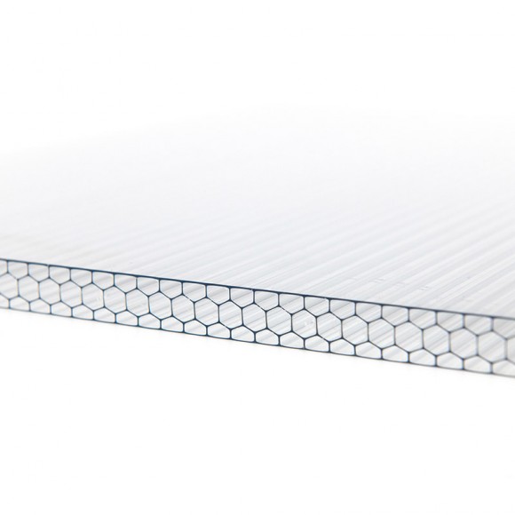 Easy to install 4x8 sheet PC Plastic Honeycomb Sandwich polycarbonate Panels for Wall and Roof