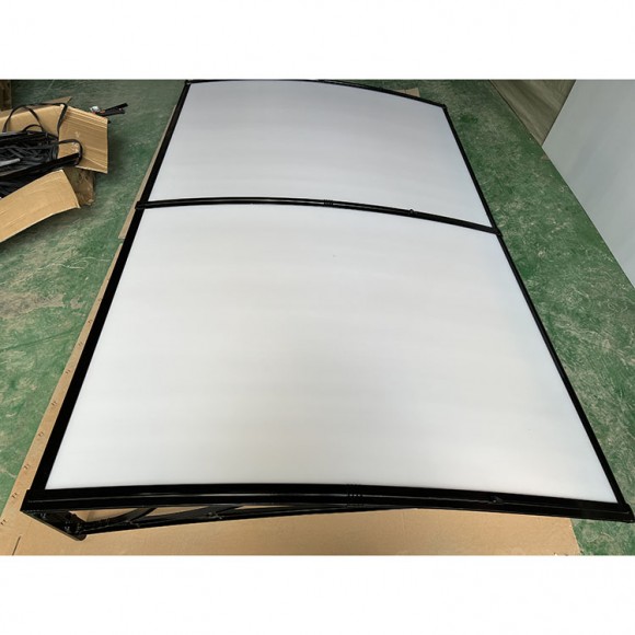 Plastic Bracket Polycarbonate Canopy Waterproof Window Awnings For Outdoor