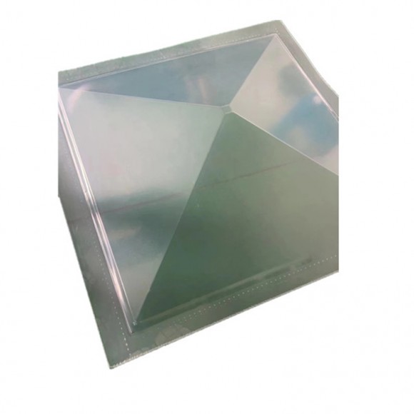 Hot Popular Factory Roof Clear Flat Plastic Pc Dome Pyramid Polycarbonate Skylight for Top Window