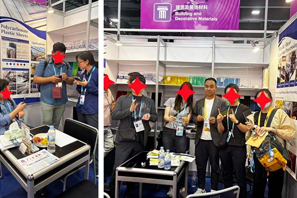 Suzhou Nilin New Material Technology Co,. Ltd made its debut at the Canton Fair, and its polycarbonate roofing panels were highly favored by overseas customers