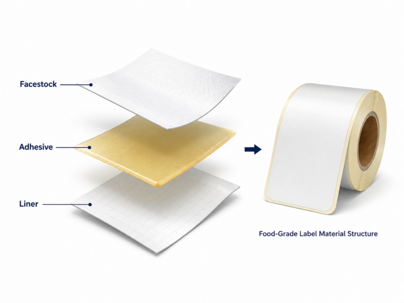 How to Choose Food-Grade Label Materials for Safe and Reliable Food Packaging?